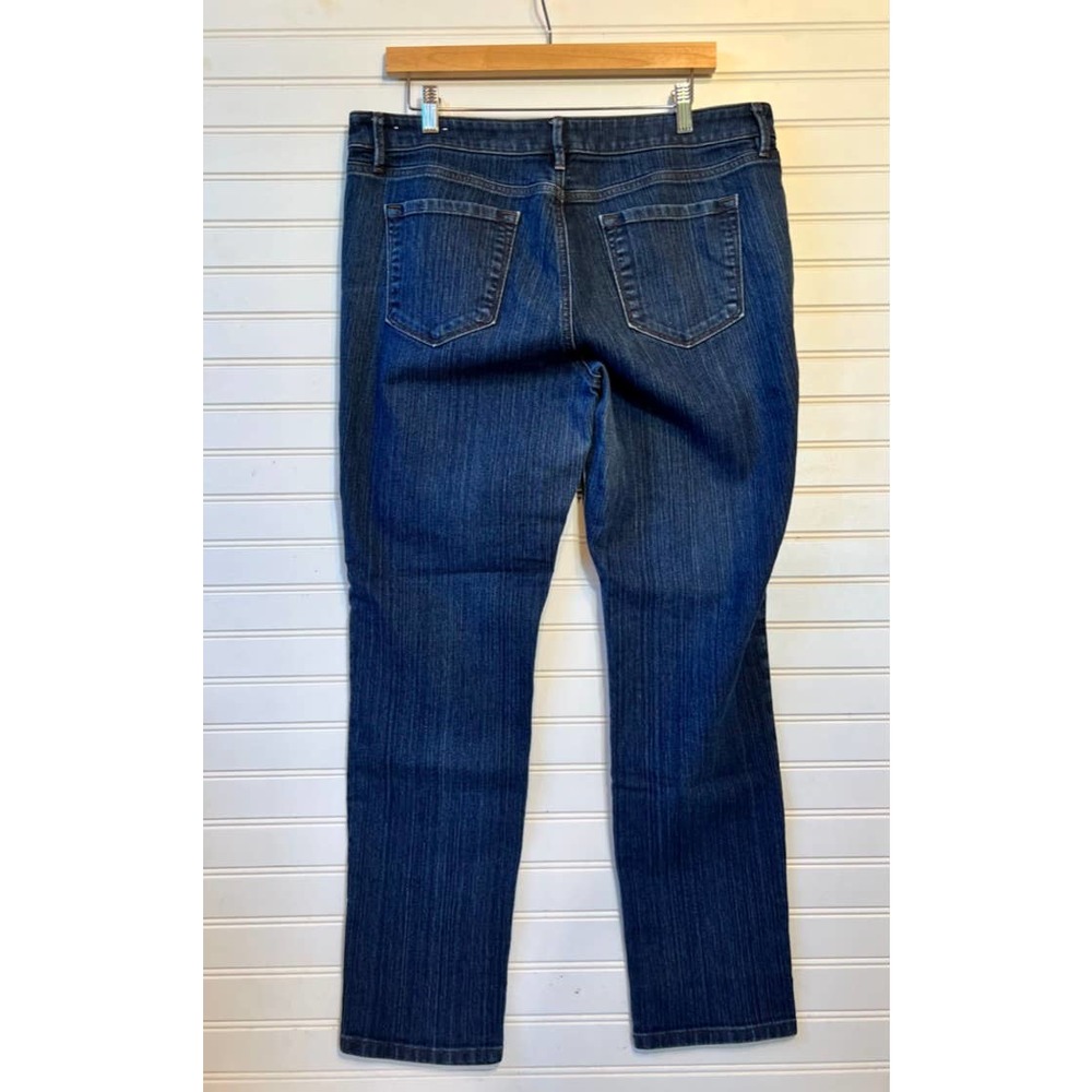 Ann Taylor The Loft Modern Skinny Dark jeans Size 14